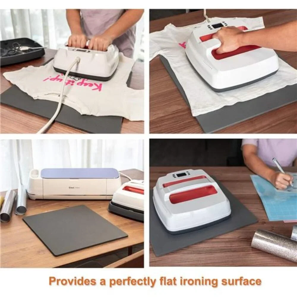15x12in Silicone Mat for Heat Press 0.33Inch Thickest for Heat Transfer Machine
